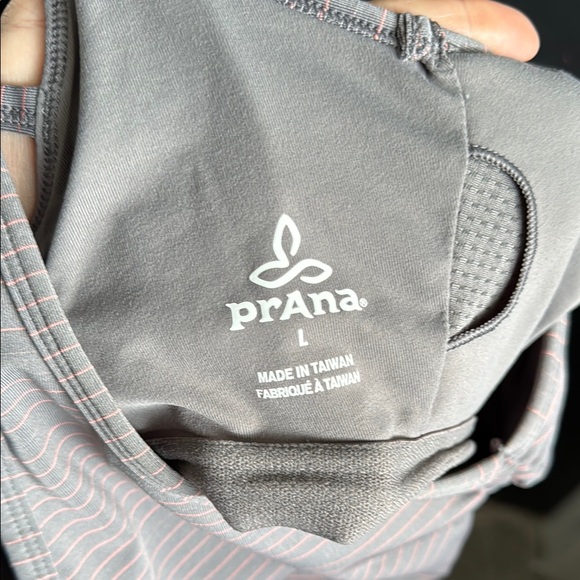 Prana Ruched Gray Sundress Sleeveless Midi - Picture 4 of 5